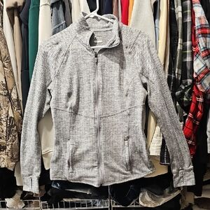 Old Navy Heather Gray Zip-Up Jacket